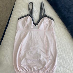 Lululemon light pink workout top